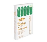 Jovi - Twist Face Paint, Maquillaje Facial Infantil, 5 Unidades, Color Verde Claro (19111)
