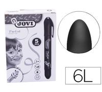 Jovi Twist Make-Up Barra de Maquillaje Negra (5 Uds)