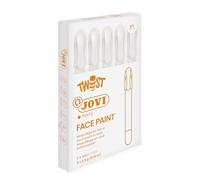 Jovi – Maquillaje facial infantil Twist Face Paint, 5 unidades, color blanco (19101)