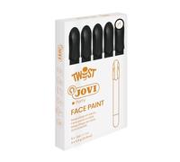 Jovi - Twist Maquillaje Facial Infantil, Negro, 5 Unidades, hipoalergénico