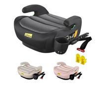 Jovikids Alzador Coche Niño ISOFIX, Normativa R129, Silla Coche Grupo 2 3, con Portavasos, Asiento Elevador coche para Bebé de 125-150cm (de 6 a 12 años), Espuma Adiciona