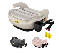 Jovikids Alzador Coche Niño ISOFIX, Normativa R129, Silla Coche Grupo 2 3, con Portavasos, Asiento Elevador coche para Bebé de 125-150cm (de 6 a 12 años), Espuma Adiciona