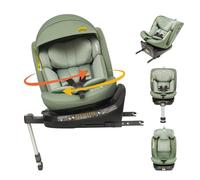 Jovikids I-size Silla Coche Bebé Grupo 0 1 2 3 ISOFIX, Giratoria 360 Universal, ECE R129, para Niños de 40-150cm, 0 Meses-12 Años, Pierna de Apoyo （ Verde）