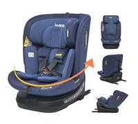 Jovikids i-Size Silla de coche bebe grupo 0 1 2 3 Isofix, 360 Universal, Reclinación Ajustable, silla para coche de 0 a 12 años, 40-150cm, Silla Top Tether （ Azul）