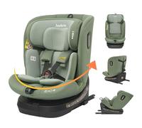 Jovikids i-Size Silla de coche bebe grupo 0 1 2 3 Isofix, 360 Universal, Reclinación Ajustable, silla para coche de 0 a 12 años, 40-150cm, Silla Top Tether （Verde）