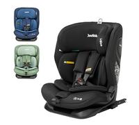 Jovikids Silla Coche Bebé, I-Size Silla de Coche Grupo 1/2/3 ISOFIX, para Niños de 76-150 cm, 15 Messes a 12 Años, 9-36 kg, Normativa R129, ISOFIX + Top Tether, Protección Lateral - Negro