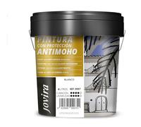 JOVIRA PINTURAS 6Kg Pintura Antimoho. Resistente a la aparición de moho en paredes, aspecto mate. (4 Litros, Blanco)