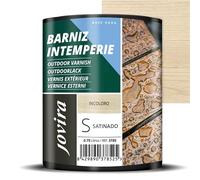JOVIRA PINTURAS 750 ml | Barniz Intemperie al Agua, para el cuidado y la decoración de maderas en exterior. (750 Mililitros, Satinado) H-28