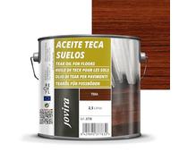 JOVIRA PINTURAS Aceite Teca Suelos, para madera exterior, terrazas, tarima, muebles jardín, Protección, restauración y cuidado de la madera Teca en intemperie exterior. (2,3 Litros) G-25