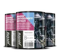 JOVIRA PINTURAS Barniz Antioxidante Metales Transparente Brillante al Agua, Protección y decoración de metales. (3x750 Mililitros)