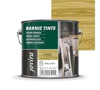 JOVIRA PINTURAS Barniz Brillante Tinte (6 colores). Barniz para madera. Protege, decora y embellece. (2,3 Litros, Pino) D-11
