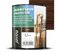 JOVIRA PINTURAS BARNIZ-LASUR Protector MATE al Agua |750 ML| Protege, decora y embellece todo tipo de madera. (750 Mililitros, Nogal) G-8