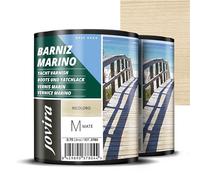 JOVIRA PINTURAS Barniz Marino al Agua. Especial resistencia en ambientes Marinos. (2x750 Mililitros, Mate) F-62-2