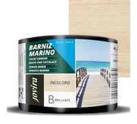 JOVIRA PINTURAS Barniz Marino al Agua. Especial resistencia en ambientes Marinos. (375 Mililitros, Brillante) H-35