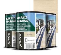 JOVIRA PINTURAS Barniz Marino al Agua. Especial resistencia en ambientes Marinos. (3x750 Mililitros, Brillante)