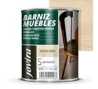 JOVIRA PINTURAS Barniz Muebles, excepcional dureza y resistencia al rayado para todo tipo de maderas (750 Mililitros, Satinado)