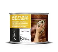 JOVIRA PINTURAS Cera de Abeja para Muebles. Protege, embellece y nutre la madera. (375 Mililitros) B-1