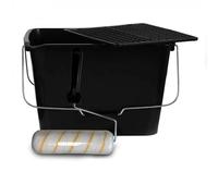 JOVIRA PINTURAS Cubeta de Pintura 16L con Rejilla + Rodillo Antigota 22 cm | Kit de Pintura Profesional para Interior y Exterior | Ideal para Paredes, Techos y Fachadas