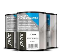 JOVIRA PINTURAS Cubremanchas de grasas, nicotina, humos, bolígrafo, café, etc. en paredes y techos. Pintura especial para cubrir definitivamente las manchas difíciles. Al agua (3x750 Mililitros)