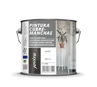 JOVIRA PINTURAS Cubremanchas de grasas, nicotina, humos, bolígrafo, café, etc. en paredes y techos. Pintura especial para cubrir definitivamente las manchas difíciles. (2,3 Litros) K-30A