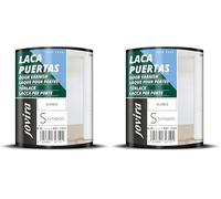JOVIRA PINTURAS Esmalte Laca Puertas al Agua |750 ml| Satinado | Renueva y decora las puertas y muebles de madera (750 Mililitros, Blanco) C-3 (Paquete de 2)