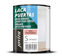 JOVIRA PINTURAS Esmalte Laca Puertas al Agua 750ML Satinado, Renueva y decora las puertas y muebles de madera (750 Mililitros, Rosa Polvoriento) -T