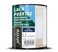 JOVIRA PINTURAS Esmalte Laca Puertas al Agua 750ML Ultra Mate, Renueva y decora las puertas y muebles de madera. (750 ml, Azul Profundo)
