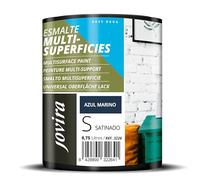 JOVIRA PINTURAS Esmalte Multisuperficies al Agua Satinado. Decora y protege superficies de difícil adherencia. (750 Mililitros, Azul marino) -T