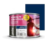 JOVIRA PINTURAS Esmalte Sintético Antioxidante. Esmalte directo sobre oxido. Para la protección y decoración de superficies de madera, hierro y acero. Brillante (250 Mililitros, Azul Cobalto)