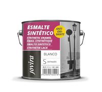 JOVIRA PINTURAS Esmalte Sintético Antioxidante. Esmalte directo sobre oxido. Para la protección y decoración de superficies de madera, hierro y acero. Satinado (2,3 Litros, Blanco)