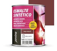 JOVIRA PINTURAS Esmalte Sintético Antioxidante. Esmalte directo sobre oxido. Para la protección y decoración de superficies de madera, hierro y acero. Brillante (750 Mililitros, Rojo Ingles)