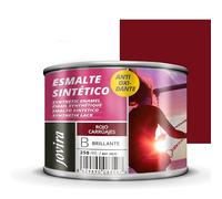 JOVIRA PINTURAS Esmalte Sintético Antioxidante. Esmalte directo sobre oxido. Para la protección y decoración de superficies de madera, hierro y acero. Brillante(250 Mililitros, Rojo Carruaje)