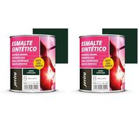 JOVIRA PINTURAS Esmalte Sintético Antioxidante. Esmalte directo sobre oxido. Para la protección y decoración de superficies de madera, hierro y acero. Brillante (750 Mililitros, Verde Carruaje)