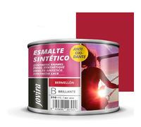 JOVIRA PINTURAS Esmalte Sintético Antioxidante. Esmalte directo sobre oxido. Para la protección y decoración de superficies de madera, hierro y acero. Brillante (250 Mililitros, Bermellon)