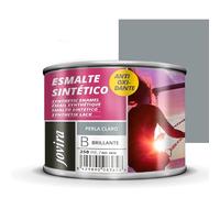 JOVIRA PINTURAS Esmalte Sintético Antioxidante. Esmalte directo sobre oxido. Para la protección y decoración de superficies de madera, hierro y acero. Brillante (250 Mililitros, Perla Claro)