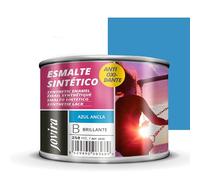 JOVIRA PINTURAS Esmalte Sintético Antioxidante. Esmalte directo sobre oxido. Para la protección y decoración de superficies de madera, hierro y acero. Brillante (250 Mililitros, Azul Ancla)