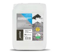 JOVIRA PINTURAS Impermeabilizante Hidrofugante. Transparente e Invisible, cubiertas, baldosas, hormigón, terrazas, tejados. Repelente al agua. (10 Litros Hidrofugante)
