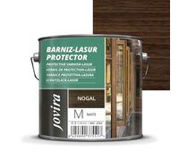 JOVIRA PINTURAS Lasur Protector Mate. Protege, decora y embellece todo tipo de madera (2,3 Litros, Nogal) G-4