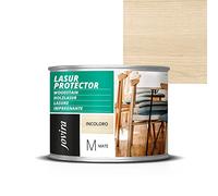 JOVIRA PINTURAS. Lasur Protector Mate. Protege, decora y embellece todo tipo de madera (375 Mililitros, Incoloro) G-3