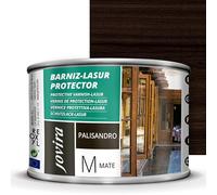 JOVIRA PINTURAS Lasur Protector Mate. Protege, decora y embellece todo tipo de madera (375 Mililitros, Palisandro) G-9