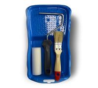 JOVIRA PINTURAS Mini Kit Barniz y Esmalte - Multisuperficies - Rodillo de Espuma, Pincel, Cubeta y Varilla - Para Interior y Exterior - Ideal para madera, hierro, metales, etc.