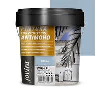 JOVIRA PINTURAS Pintura Antimoho, Evita el moho, resistente a la aparición de moho en paredes, aspecto mate. (4 Litros, Sirena)