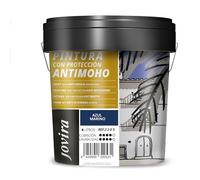 JOVIRA PINTURAS Pintura Antimoho, Evita el moho, resistente a la aparición de moho en paredes, aspecto mate. (4 Litros, Azul Marino) -T