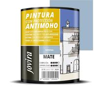 JOVIRA PINTURAS Pintura Antimoho, Evita el moho, resistente a la aparición de moho en paredes, aspecto mate. (750 Mililitros, Sirena)