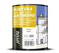 JOVIRA PINTURAS Pintura Antimoho, Evita el moho, resistente a la aparición de moho en paredes, aspecto mate. (750 Mililitros, Blanco Marfil) -T