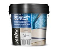 JOVIRA PINTURAS Pintura Bordes y Coronación de Piscinas. Antideslizante especial para renovar los bordes de las piscinas. (11 Kg, Arena)