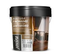 JOVIRA PINTURAS PINTURA FACHADAS ANTIMOHO. Repelente al agua, impermeable y anti fisuras. (15 Litros, Avellana)