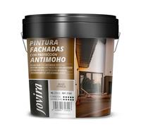 JOVIRA PINTURAS PINTURA FACHADAS ANTIMOHO. Repelente al agua, impermeable y anti fisuras. (15 Litros, Beige Canela)