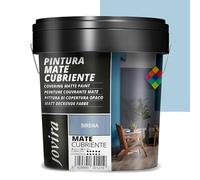 JOVIRA PINTURAS Pintura Mate Cubriente | Colores | Pintura interior-exterior con excelente poder cubriente. (4 Litros, Sirena) T