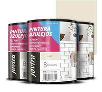 JOVIRA PINTURAS Pintura para Azulejos al Agua. Da una imagen nueva a tu cocina y baño. (3x750 Mililitros, Lino)